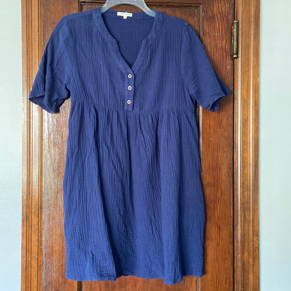 BaeVely small navy blue dress with pockets